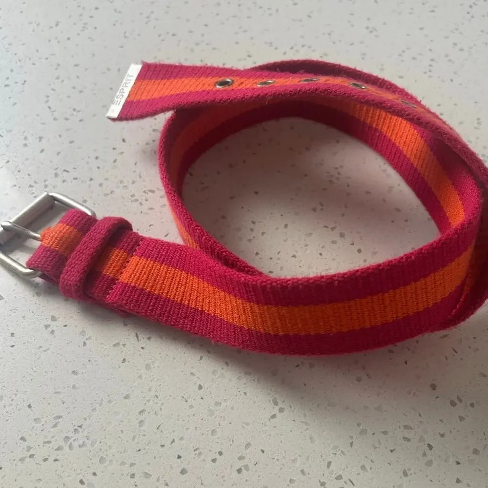 Espirt Pink Orange Vintage Belt